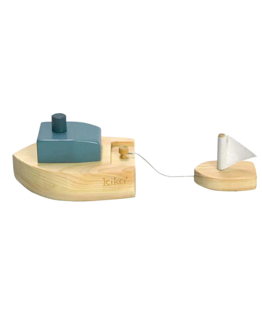 Ofune Wind-Up Boat Blue, kids, Axis Toys - Say It Sister