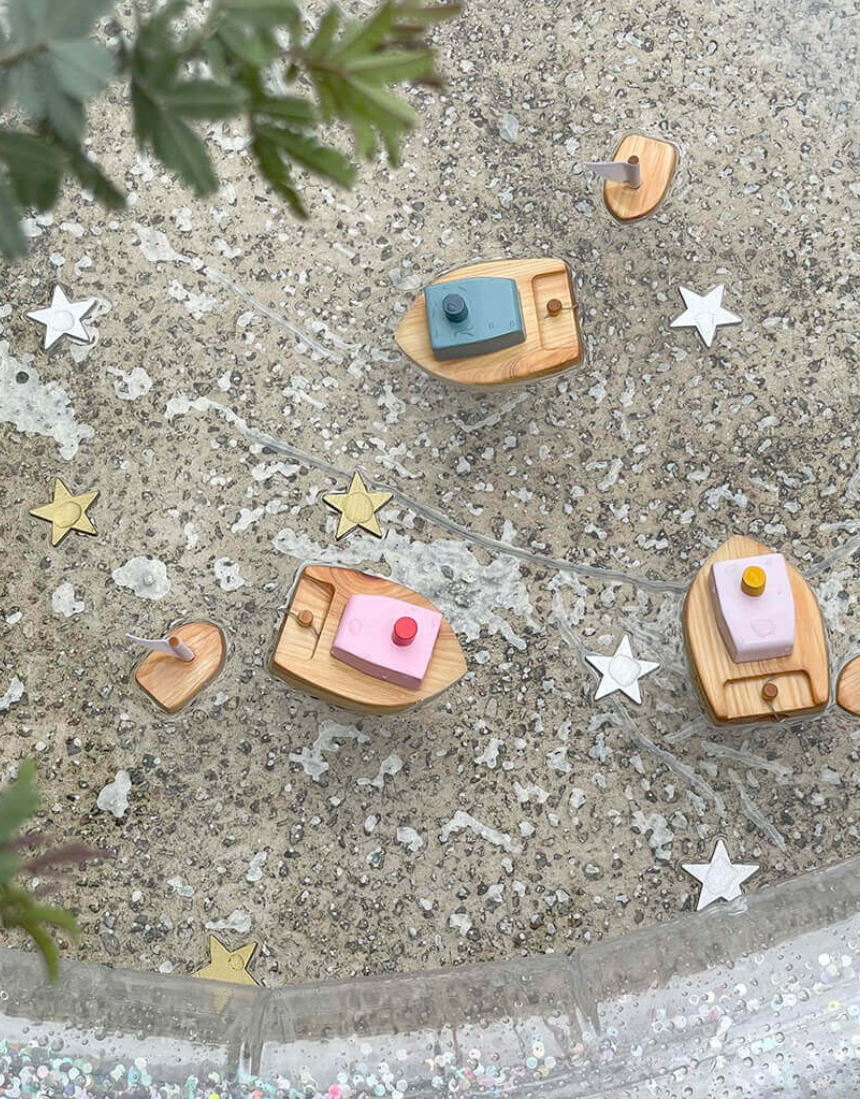 Ofune Wind-Up Boat Pink, kids, Axis Toys - Say It Sister
