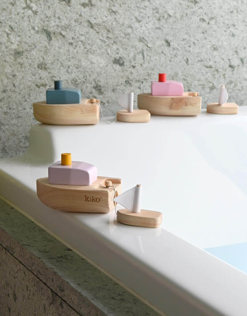 Ofune Wind-Up Boat Pink, kids, Axis Toys - Say It Sister
