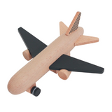 Wooden Wind Up Jet Plane Black, kids, Axis Toys - Say It Sister