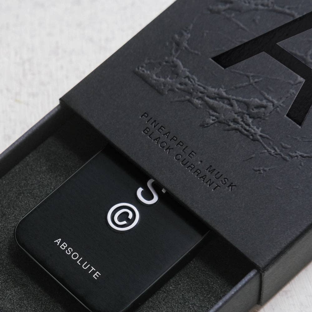 Solid State Absolute Solid Cologne container with sleek packaging, showcasing the premium cologne product from the Solid State brand.