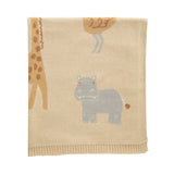 Jacquard Blanket - Wild Safari, , Living Textiles - Say It Sister