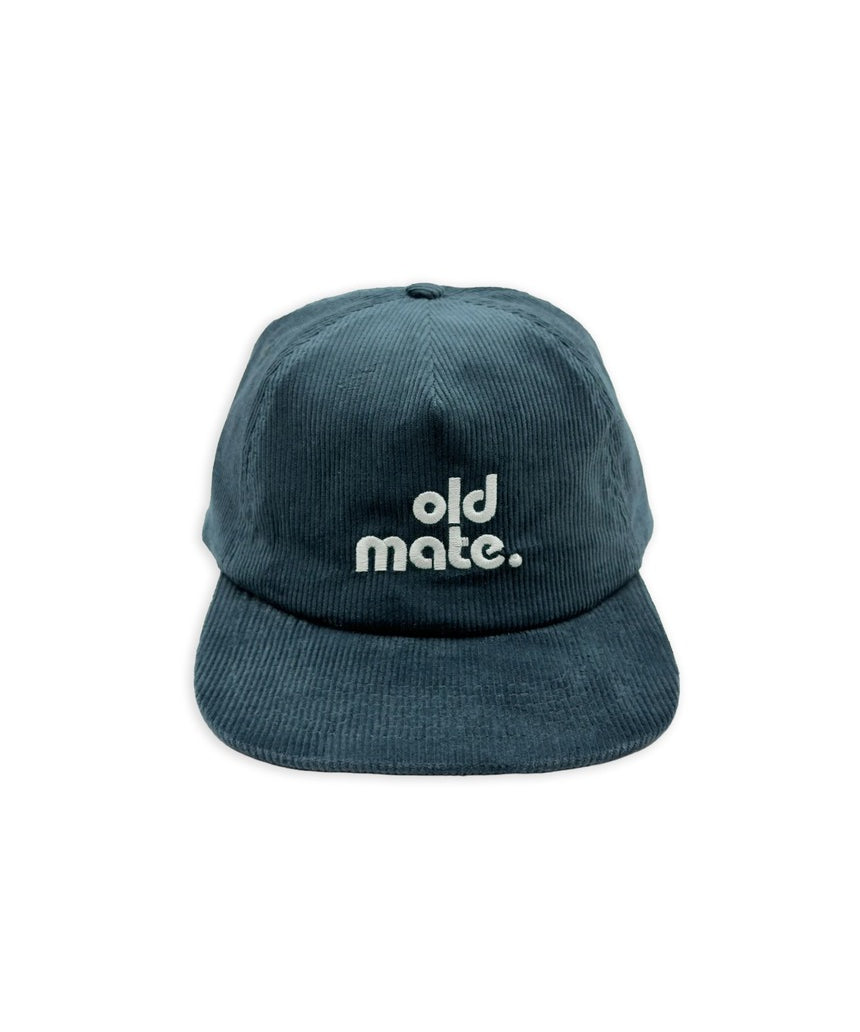 Banabae Old Mate Pinch Front Cord Cap in teal, adult size, featuring a classic style with a front pinch and adjustable cord.
