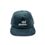 Banabae Old Mate Pinch Front Cord Cap in teal, adult size, featuring a classic style with a front pinch and adjustable cord.