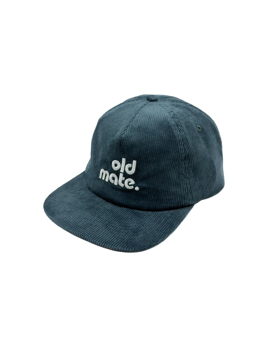 Banabae Old Mate Pinch Front Cord Adult Cap in teal, featuring a stylish front pinch design and adjustable cord for a comfortable fit.