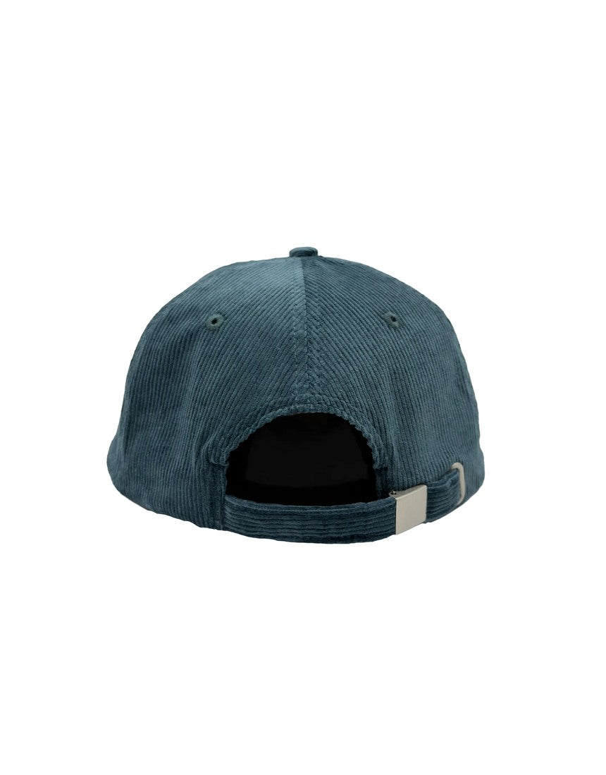 Banabae Old Mate Pinch Front Cord Cap in teal, adult size, with adjustable front cord and classic cap design.