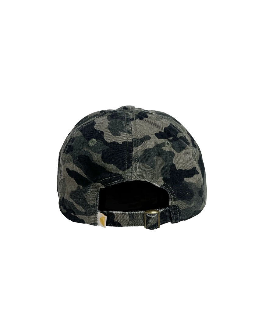 Banabae Rad Dad unstructured baseball cap in camouflage with curved brim and adjustable strap, casual and stylish headwear.