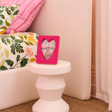 Kip & Co - Desert Pink Heart Velvet Photo Frame, picture frame, Kip & Co - Say It Sister