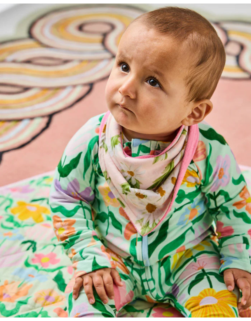Kip & Co - Sweet Flowers Dribble Bib Set, , Kip & Co - Say It Sister