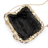 Olga Berg - Betty Metallic Clutch Gold, bag, Olga Berg - Say It Sister