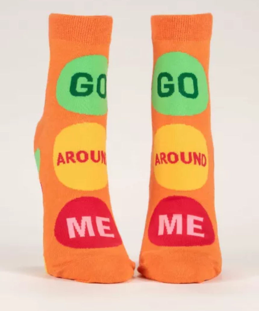 Blue Q - Go Around Me W-Ankle Socks, socks, Blue Q - Say It Sister