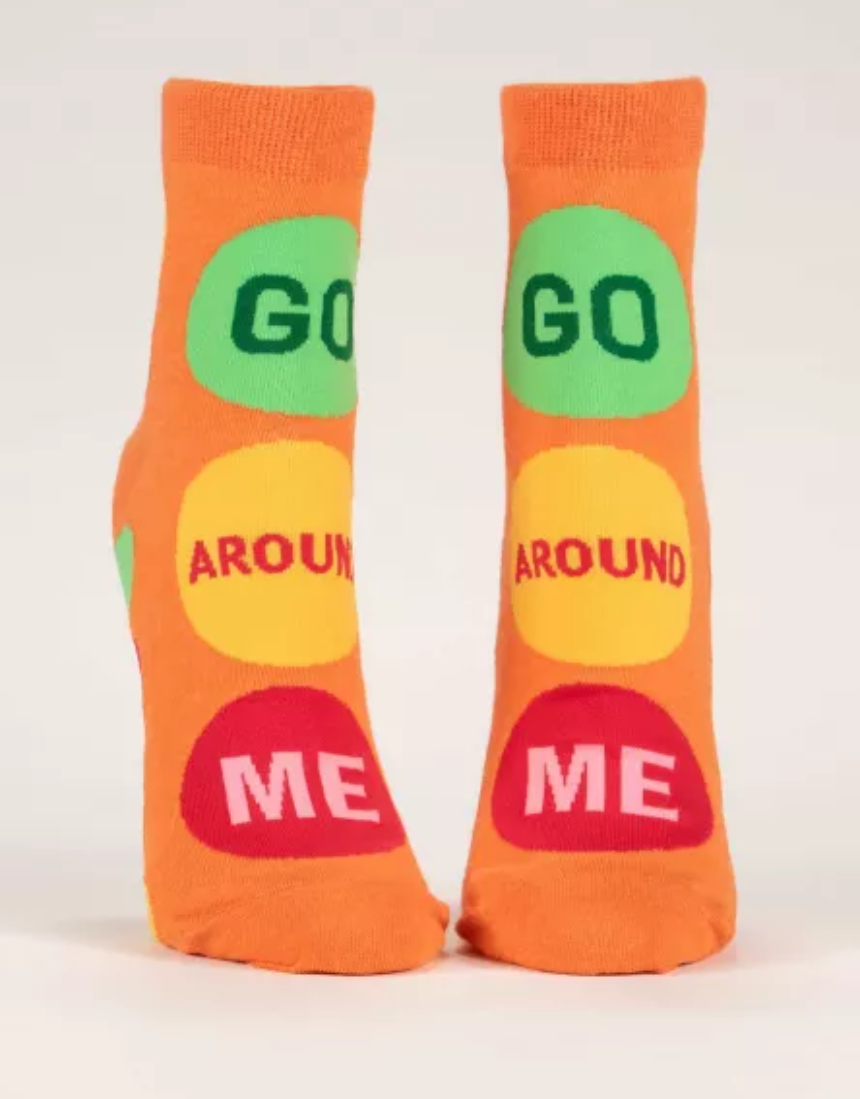 Blue Q - Go Around Me W-Ankle Socks, socks, Blue Q - Say It Sister