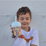 Chino Club - Fruits Blue Mini Smoothie Cup & Straw 200ml, kids Cup, Chino Club - Say It Sister