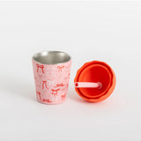 Chino Club - Bows Mini Smoothie Cup & Straw 200ml, kids Cup, Chino Club - Say It Sister