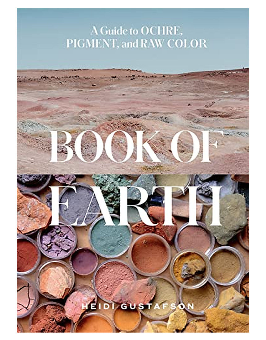 Brumby Sunstate Book of Earth cover featuring earthy ochre pigments and raw color illustrations on a natural background.