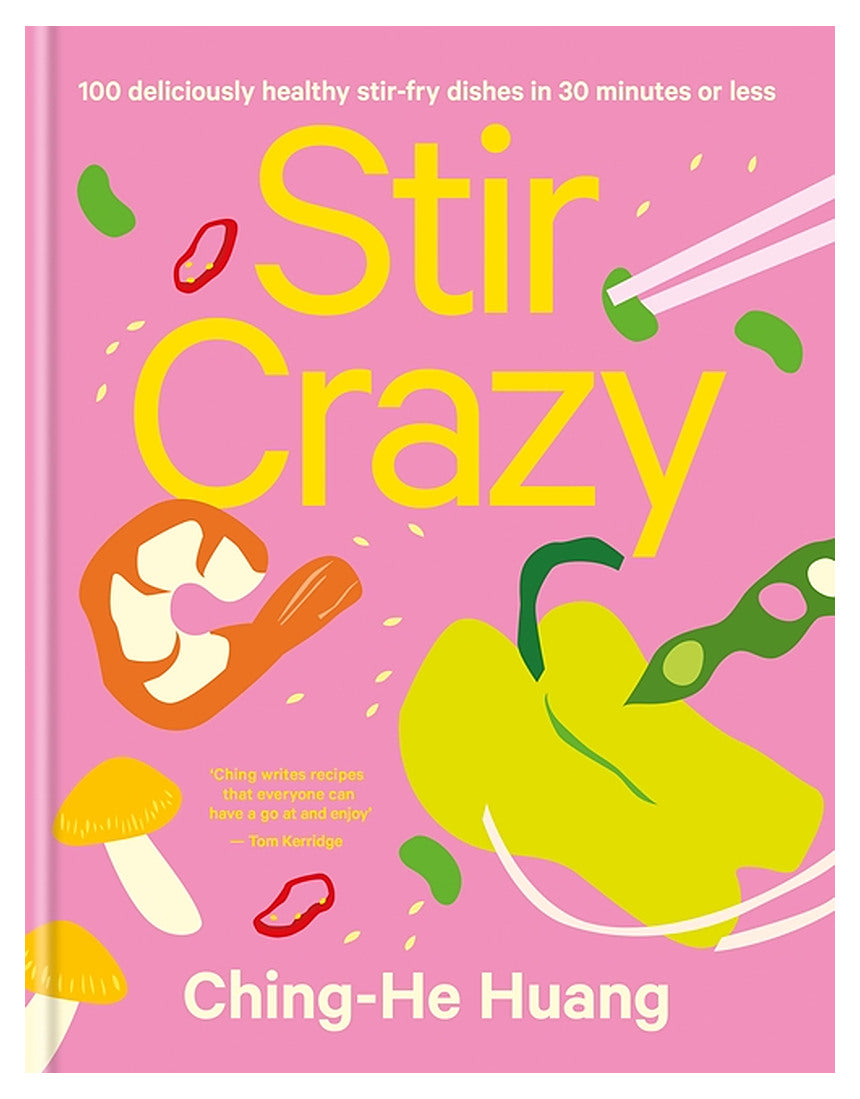 Brumby Sunstate Stir Crazy book cover with colorful abstract artwork and bold title text.