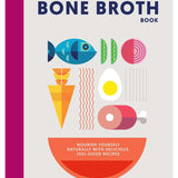Cover image of Brumby Sunstate's "The Bone Broth Book" showing the book's title and design details.