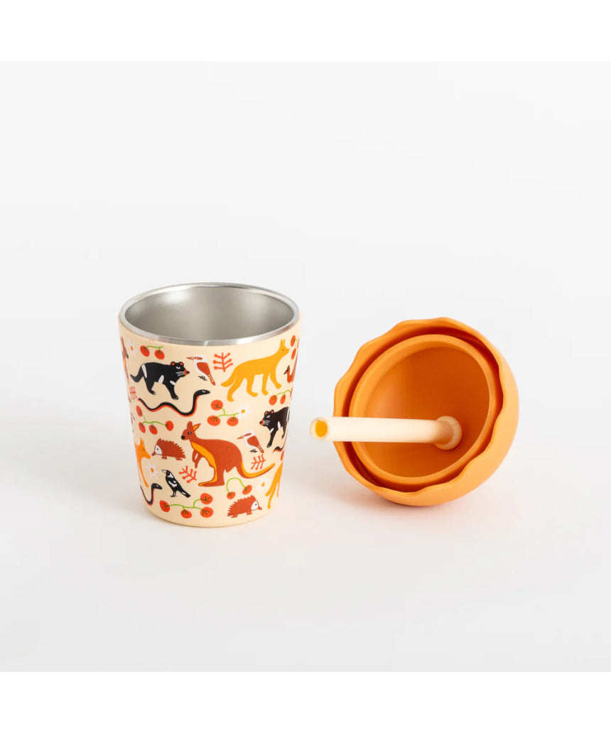 Chino Club - Aussie Animals Mini Smoothie Cup & Straw 200ml, kids Cup, Chino Club - Say It Sister