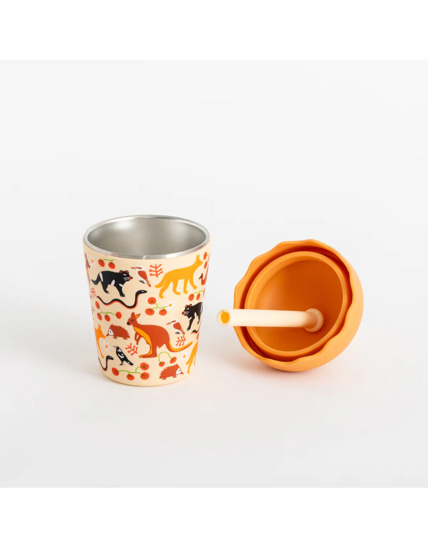 Chino Club - Aussie Animals Mini Smoothie Cup & Straw 200ml, kids Cup, Chino Club - Say It Sister