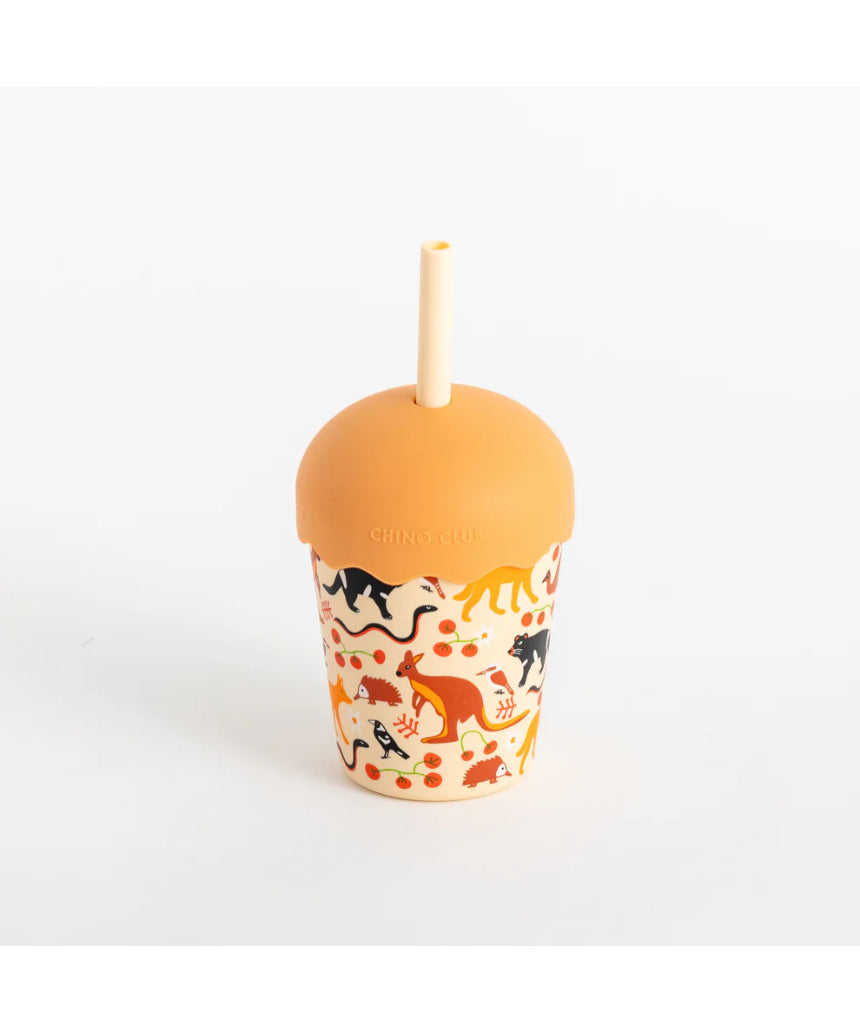 Chino Club - Aussie Animals Mini Smoothie Cup & Straw 200ml, kids Cup, Chino Club - Say It Sister