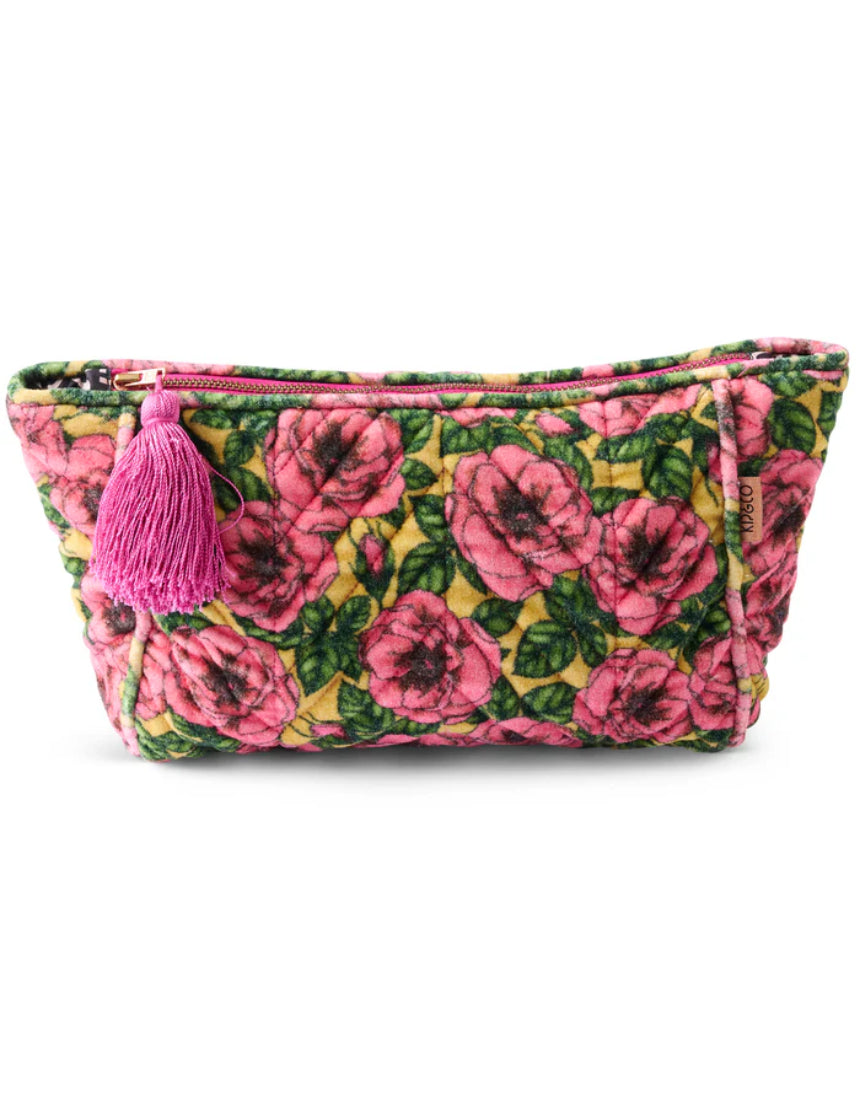 Kip & Co - Golden Peony Velvet Toiletry Bag, Accessories, Kip & Co - Say It Sister