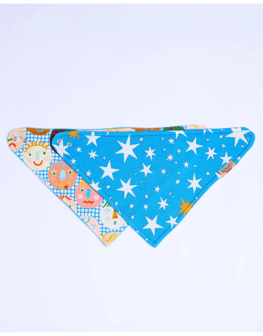 Kip & Co - Happy Stars Dribble Bib Set, , Kip & Co - Say It Sister