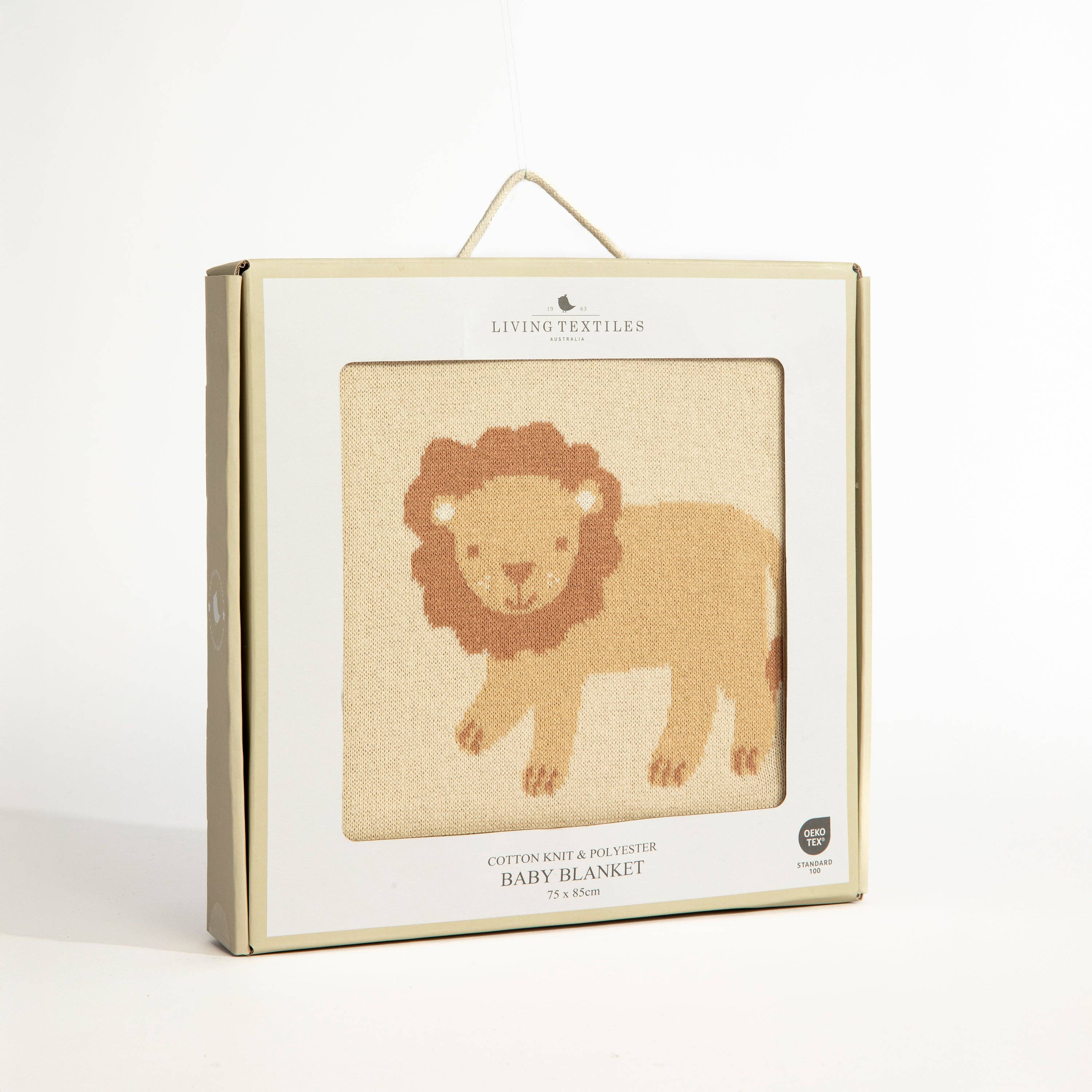 Jacquard Blanket - Wild Safari, , Living Textiles - Say It Sister