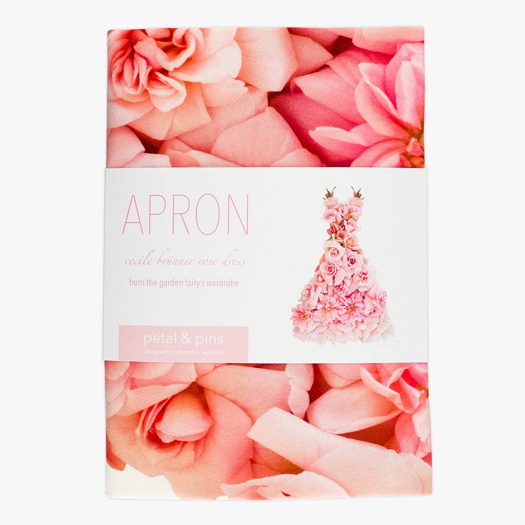 Floral Apron - Cécile Brünner Rose Design, , petal & pins - Say It Sister