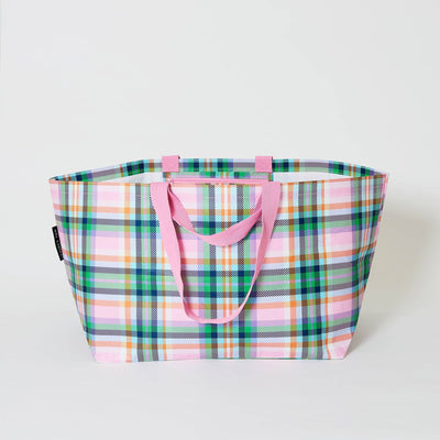 Plaid Oversize Tote, , Project Ten Pty Ltd - Say It Sister
