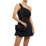 Olga Berg - Chloe Front Tie Clutch Black, bag, Olga Berg - Say It Sister