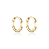 Linda Tahija Classic Huggie Earrings in Gold