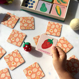 Fruit and Veg Memory & Matching Game, , Lauren Sissons Studio - Say It Sister
