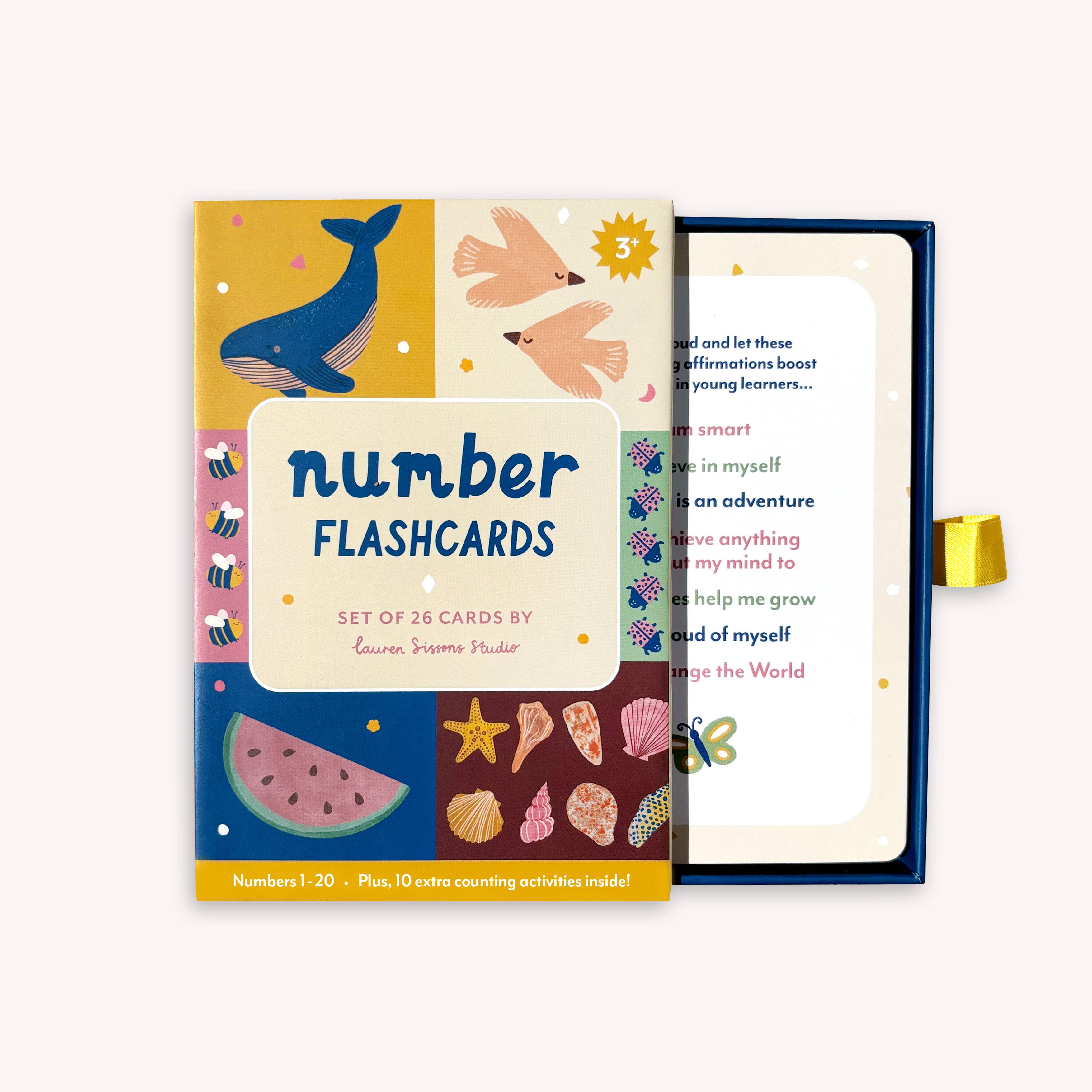 Illustrated Number Flashcards, , Lauren Sissons Studio - Say It Sister