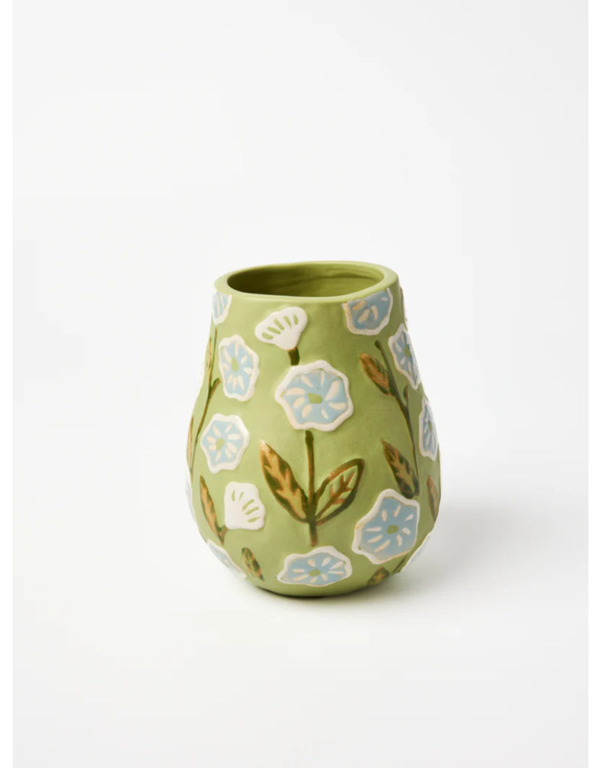 Juniper Vase Green by Jones & Co