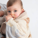 Jacquard Blanket - Wild Safari, , Living Textiles - Say It Sister