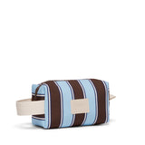 Base Ditty Base with chocolate and white stripe pattern, showcasing a stylish fabric design and texture.