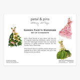 Garden Fairy's Wardrobe Spring Flowers | Set Of 3 Magnets, , petal & pins - Say It Sister