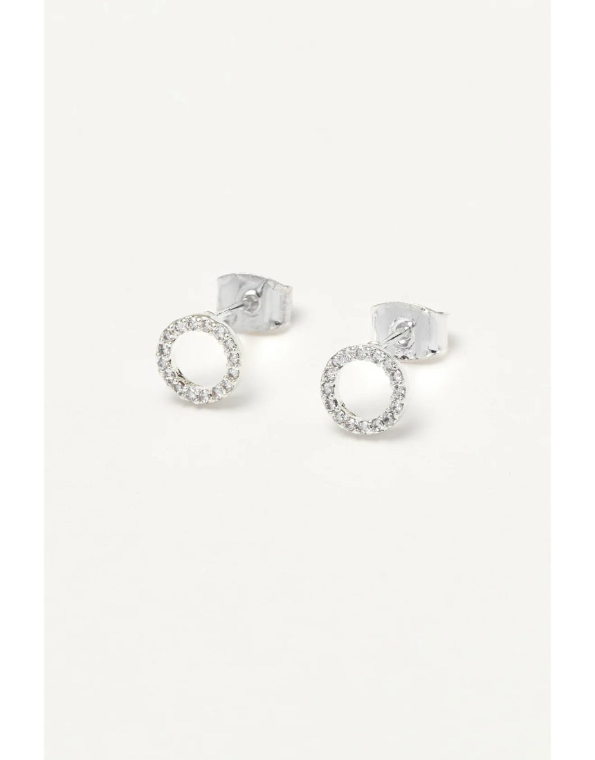 Estella Bartlett - Cz Circle Earrings, Earrings, Estella Bartlett - Say It Sister