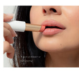 Lük Beautifood Lip Nourish Trio featuring three nude-colored lip balms in sleek packaging, perfect for natural, nourishing lip care.