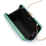 Olga Berg - Edith Iridescent Clutch Green, bag, Olga Berg - Say It Sister