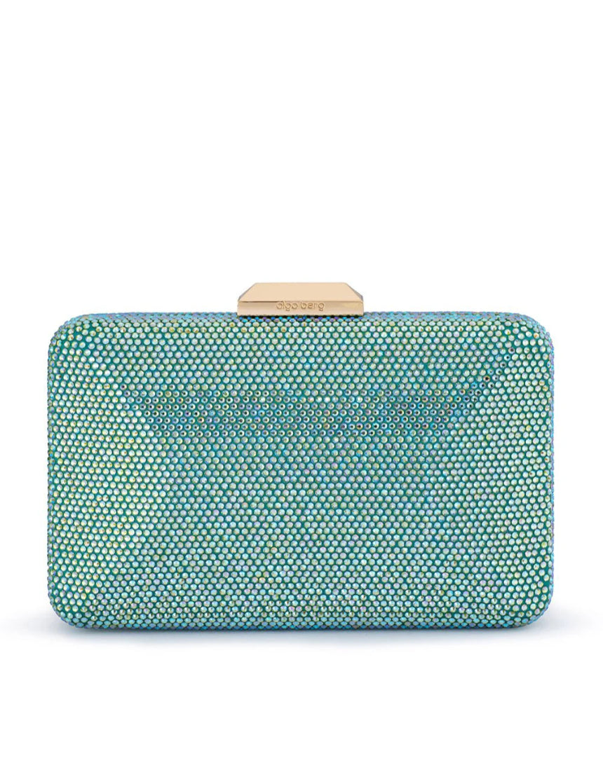 Olga Berg - Edith Iridescent Clutch Green, bag, Olga Berg - Say It Sister
