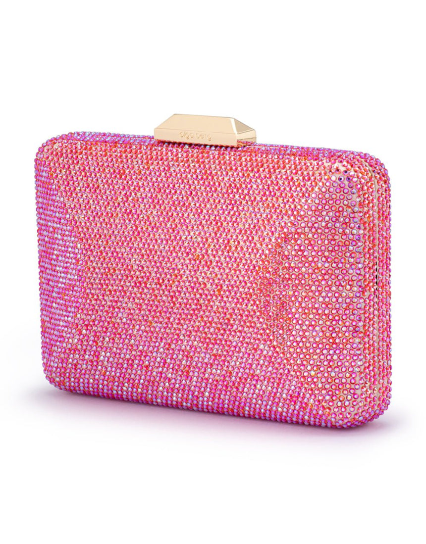 Olga Berg - Edith Iridescent Clutch Pink, bag, Olga Berg - Say It Sister