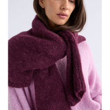 ELK The Label Agna Sweater in Violet Marle, a cozy knitwear piece featuring a soft, textured fabric and a relaxed fit.