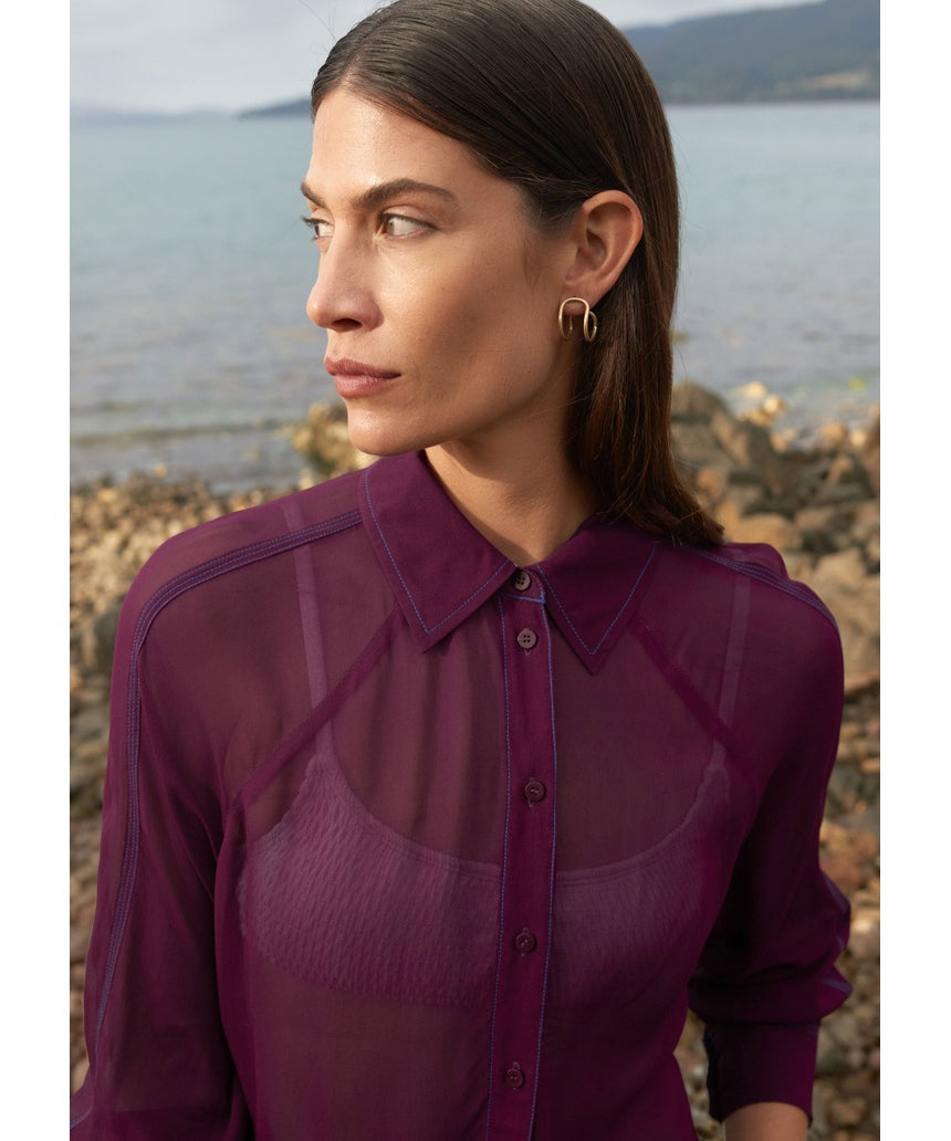Alema Shirt by Elk in Shiraz - view 7