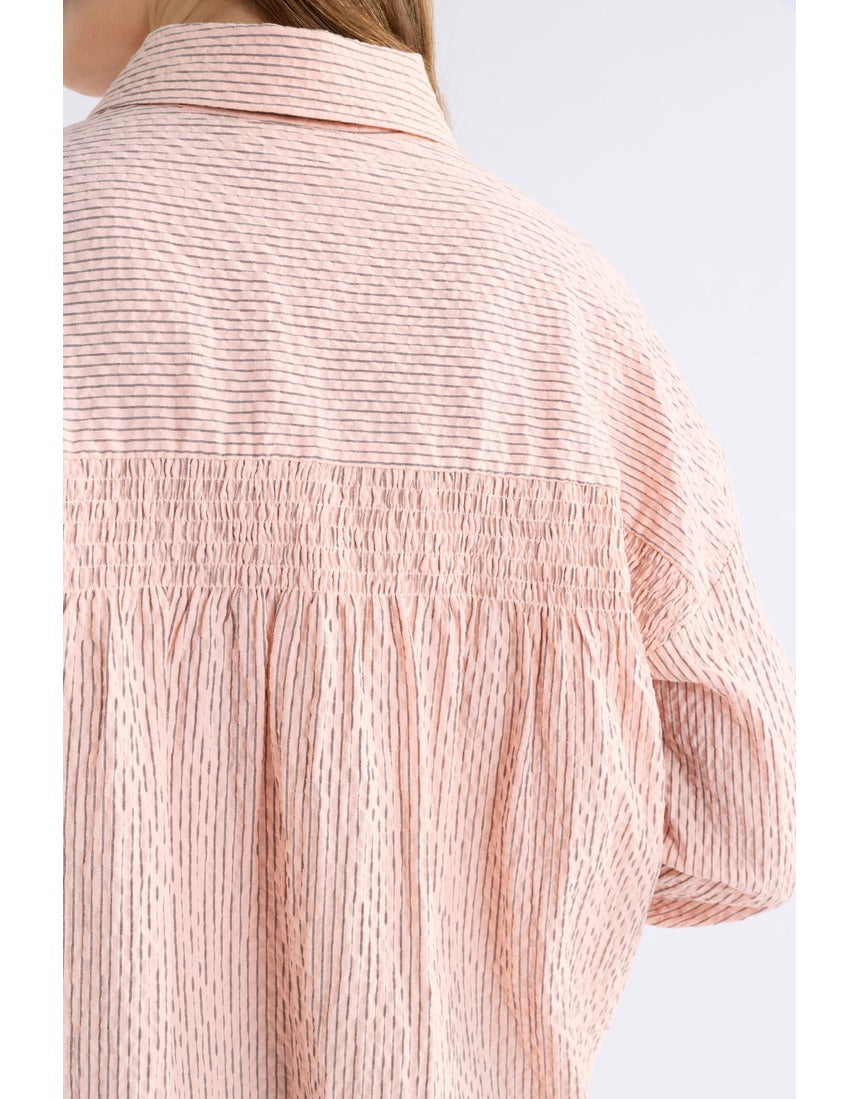 Pink Elk Erden shirt from ELK The Label, a stylish women's top with a relaxed fit and soft fabric.