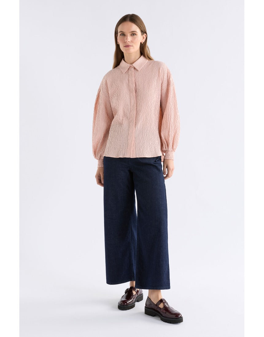 Pink Elk Erden shirt from ELK The Label, a stylish women's top with a relaxed fit and soft fabric.
