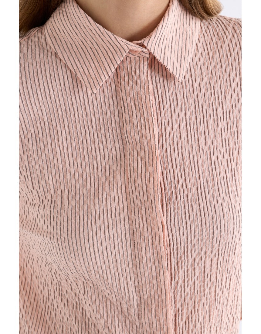 Pink Elk Erden Shirt by ELK The Label, a stylish women's top featuring a soft fabric and relaxed fit.