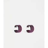 ELK Glynn Small Hoop Earring in Shiraz featuring a delicate gold hoop with a textured finish.