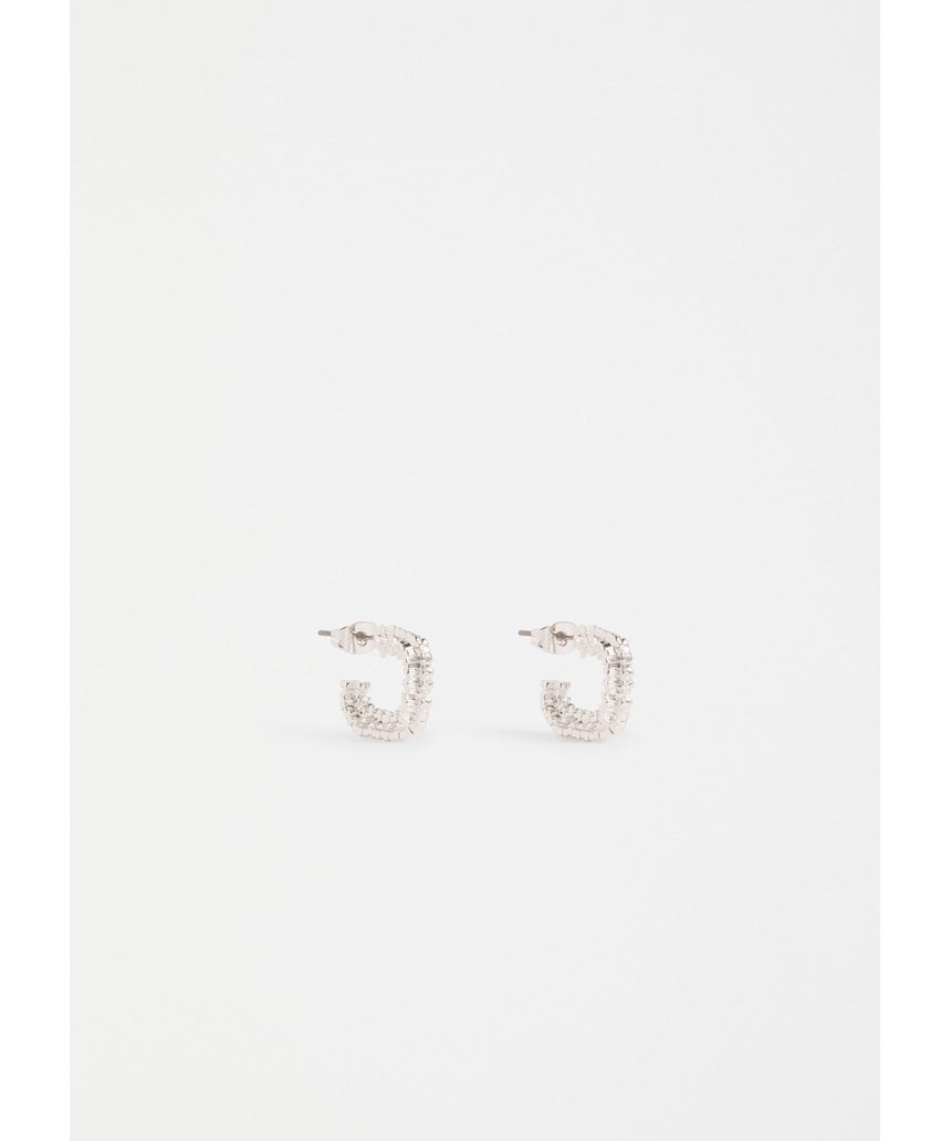 Silver Elk Hiva Mini Hoop Earrings from ELK The Label featuring small, sleek hoop design with a polished finish.