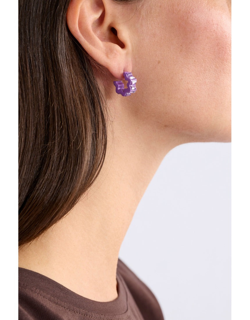 ELK Jolle Mini Hoop Earring - Violet product image 3